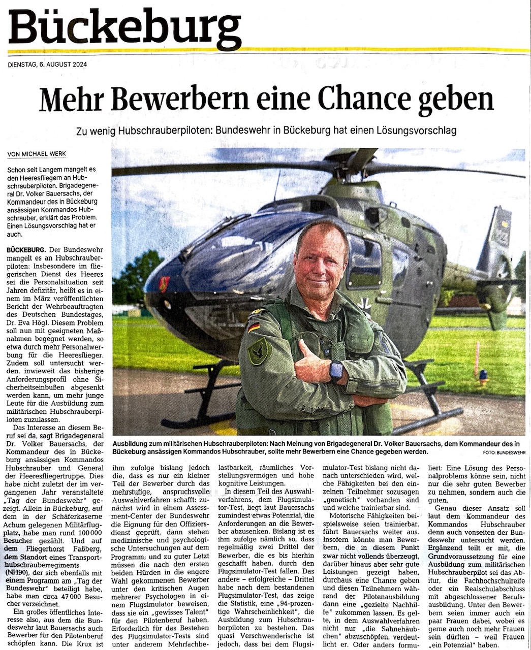 Mehr Bewerbern einer Chance geben