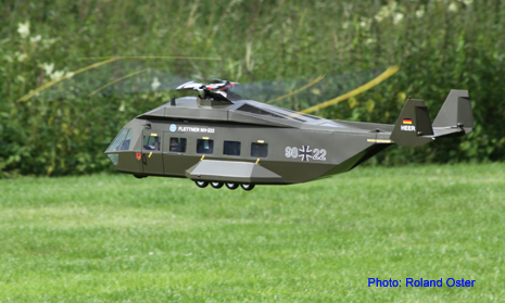 20140630 Flettner 222-Experimental-Helikopter Dieter Stoerig, Erstflug am 30.06.2014 auf dem Modellfluggelaende des FMC Condor Bueckeburg